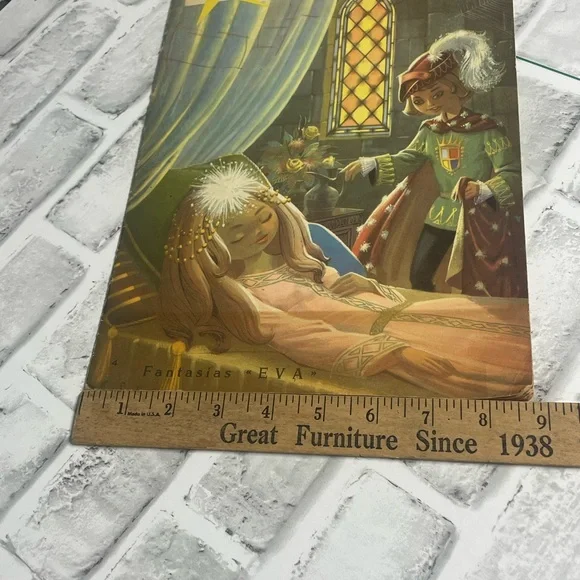 Vintage La Bella Durmiente. Spain. Sleeping Beauty. Spanish Soft bound book. - Picture 15 of 16